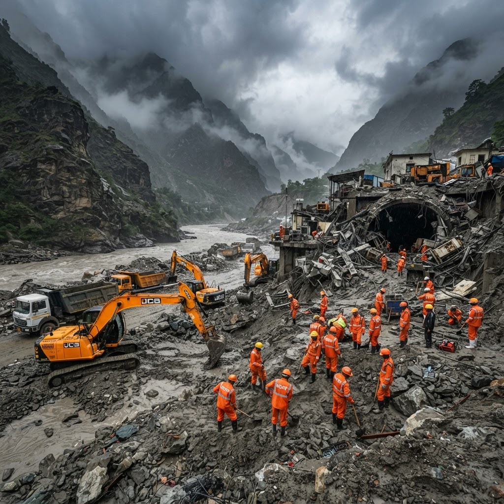 Search Operations Persist for Hundreds Missing in Hydropower Flood Disaster