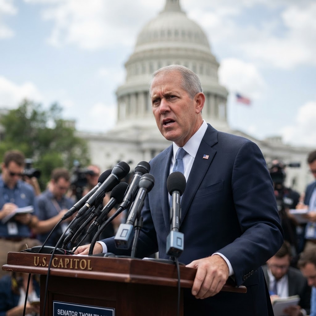 Senator Tillis Criticizes Trump’s Russia Policy, Claims Putin Is Manipulating Him
