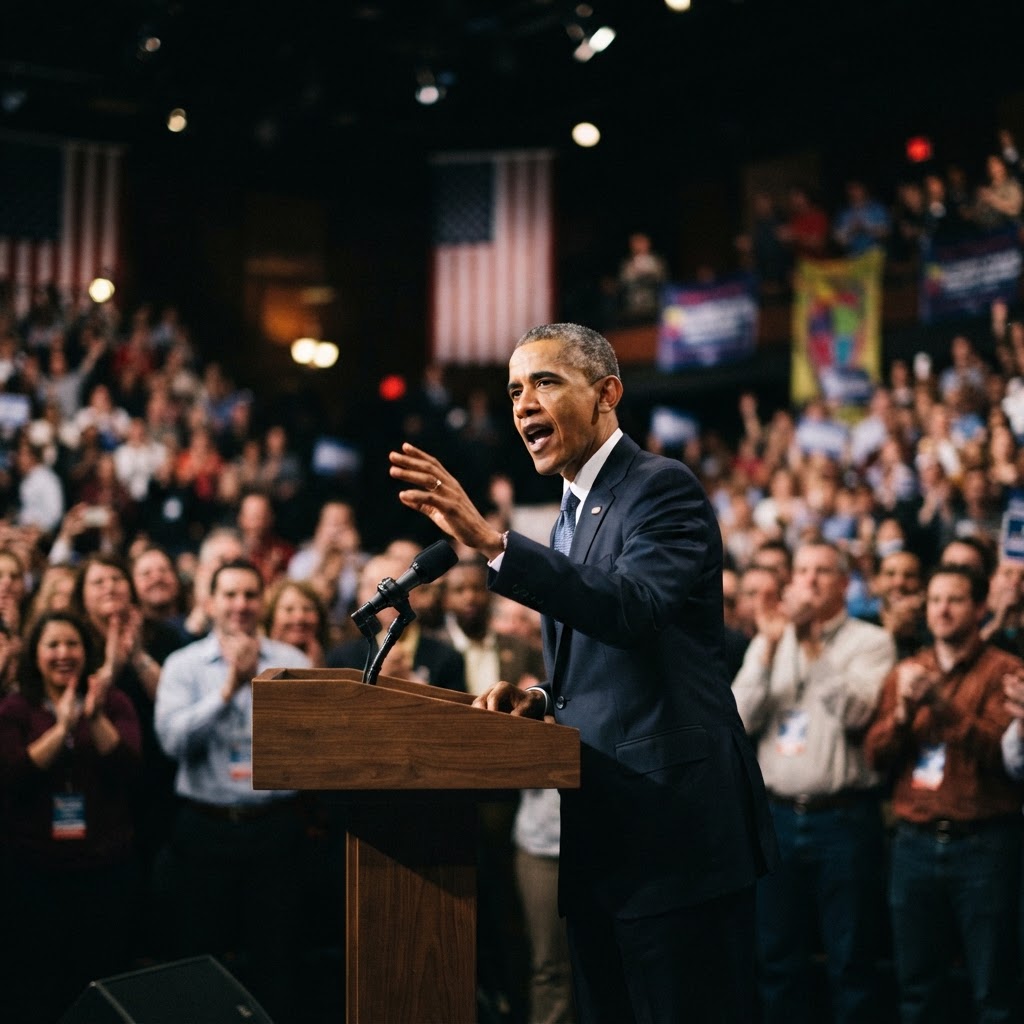 Obama Returns to Campaign Trail with Sharp Rebuke of Trump and Ramaswamy