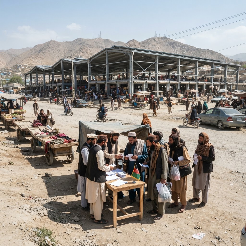 Kabul Advances Plan for Covered Markets to Organize Street Trade