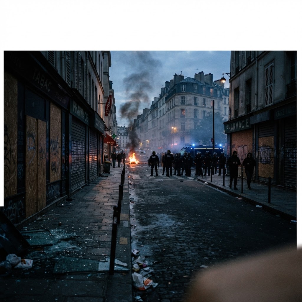 Paris Faces Renewed Unrest as Global Tensions Mount