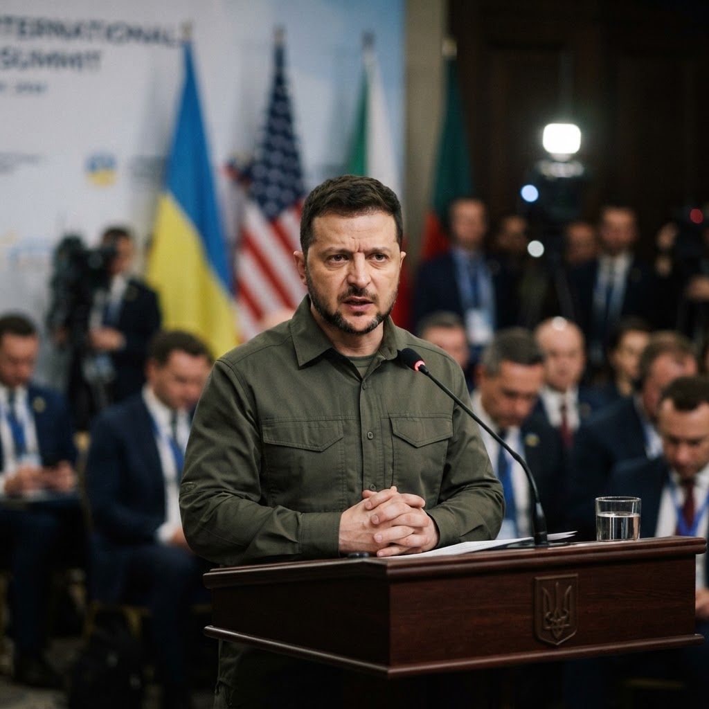 Zelensky Reports Mounting U.S. Pressure to Cede Territory to Russia