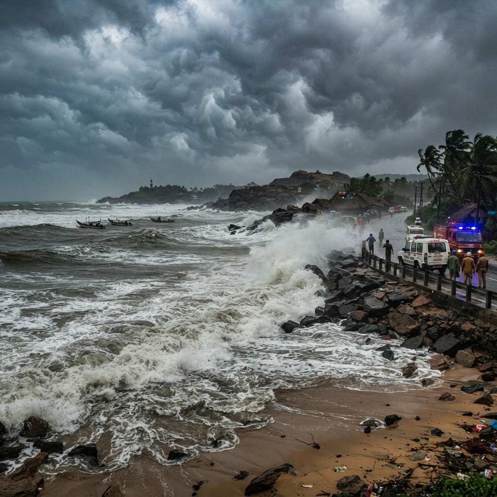 Cyclone Arnab Approaches India as Coastal Regions Brace for Impact