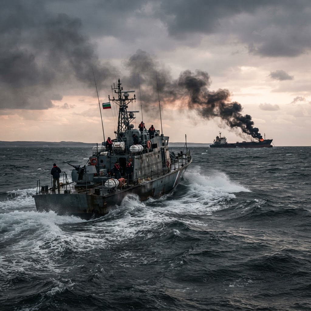 Two Merchant Vessels Struck by Drones Near Bulgarian Coast