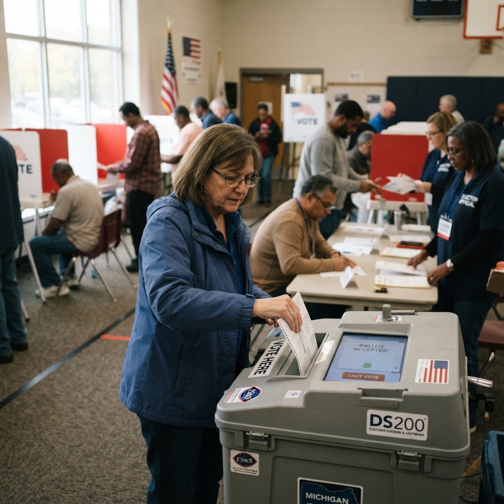Tallying Underway in Michigan Following Intense Senate Primary