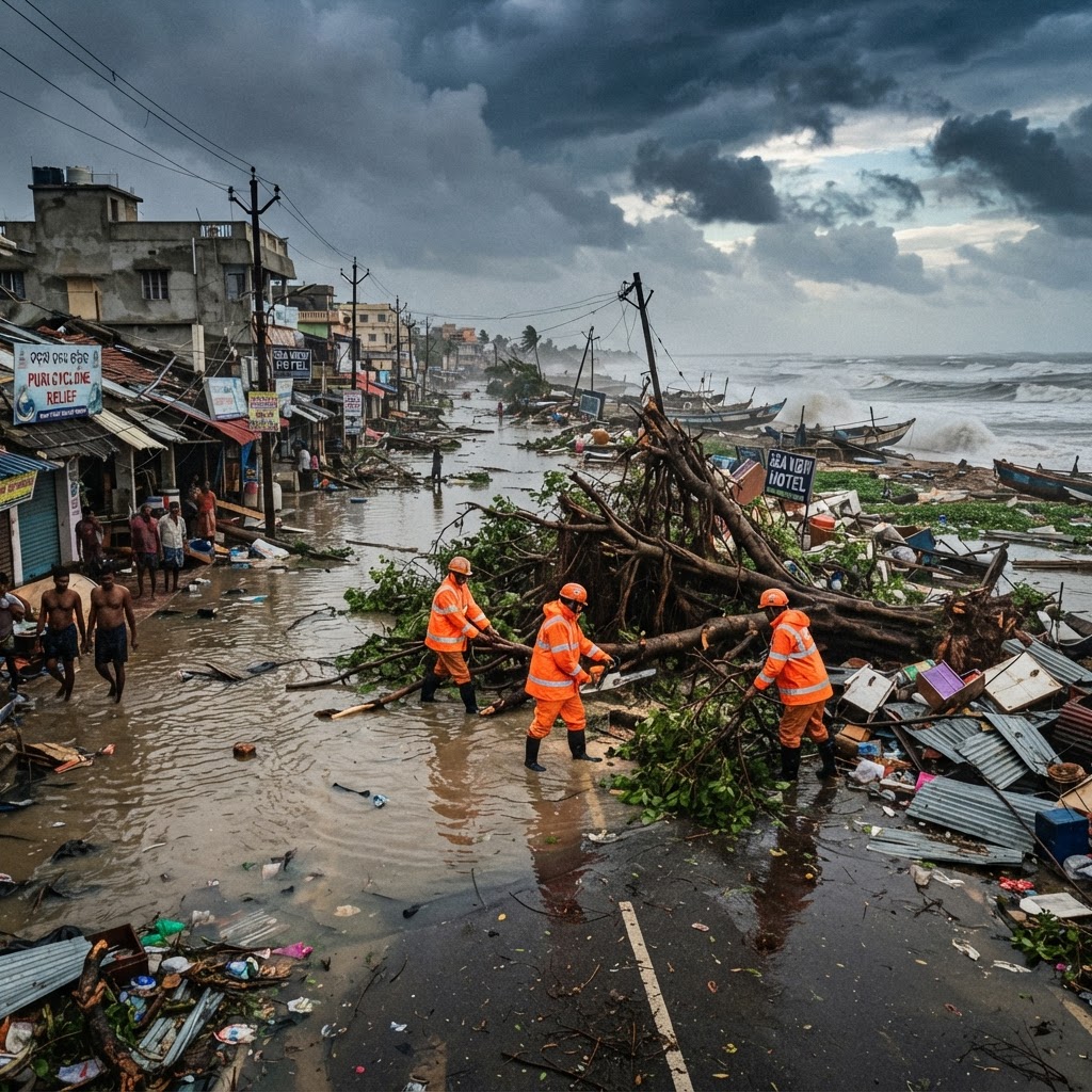 Cyclone Arnab Batters India's Eastern Coast