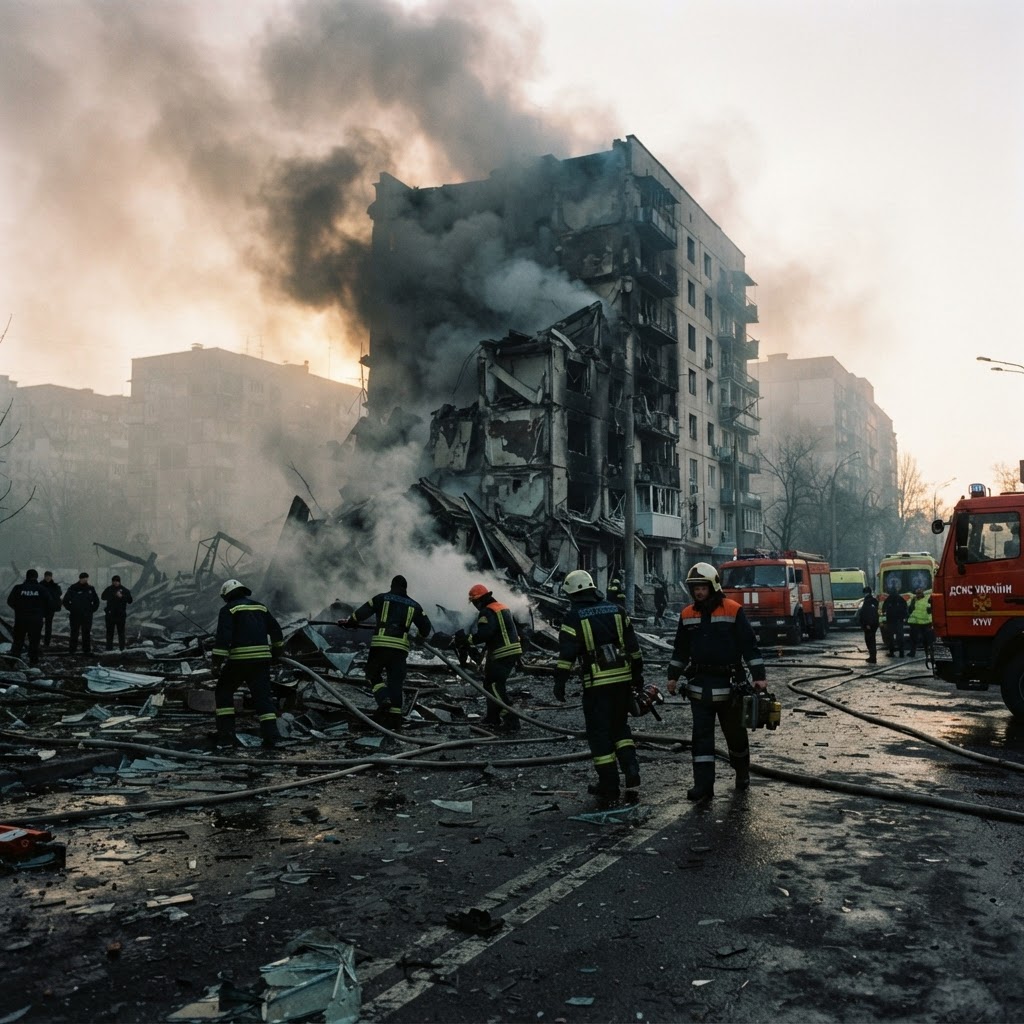 Kyiv Suffers Deadly Toll as Air Defenses Falter