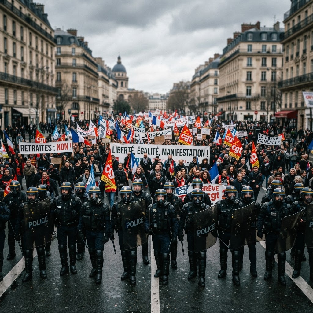 Massive Demonstrations Sweep France Under Tight Security