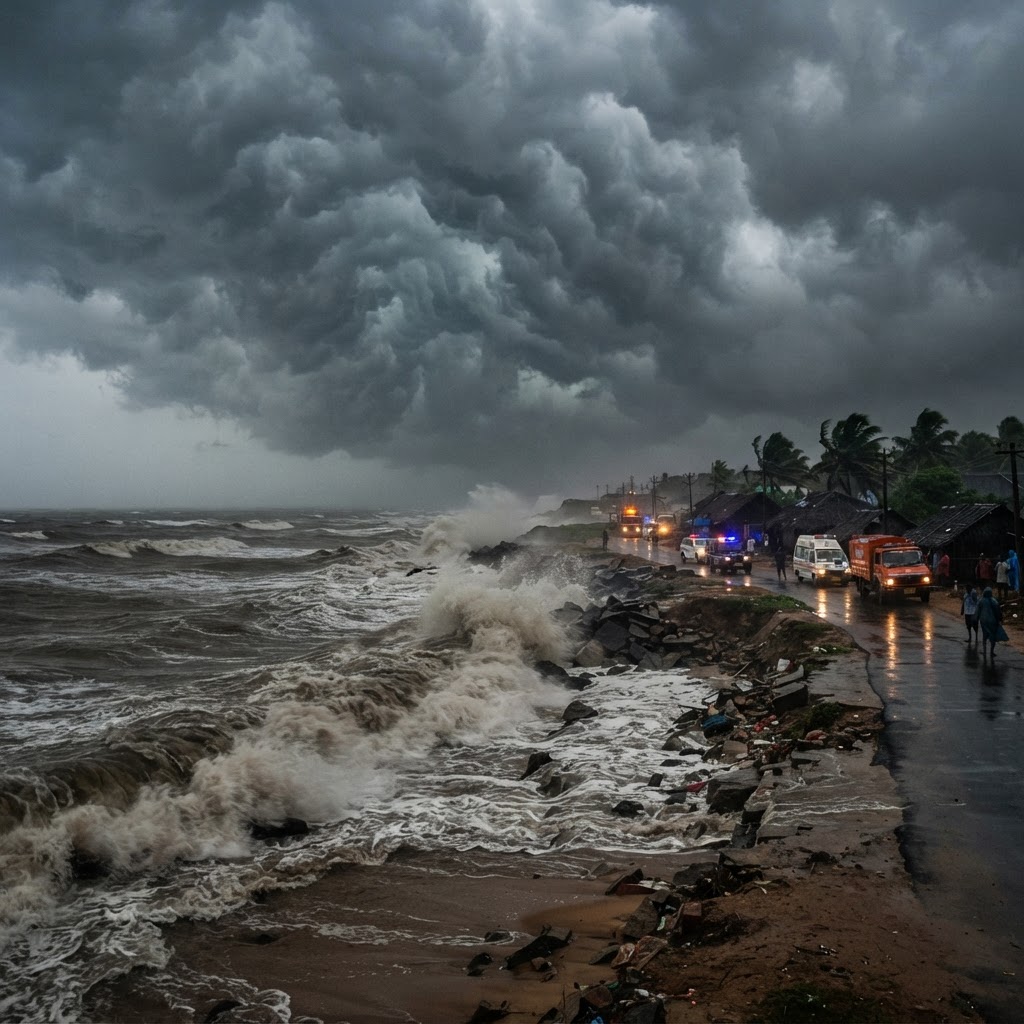 Cyclone Arnab Approaches India as Coastal Regions Brace for Impact