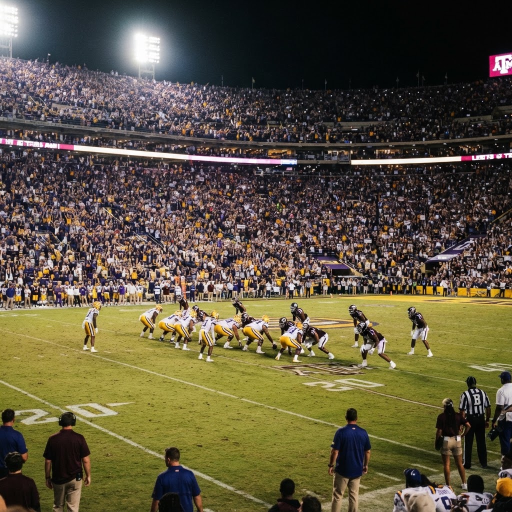 No. 10 LSU and No. 23 Texas A&M Clash in Pivotal SEC Showdown