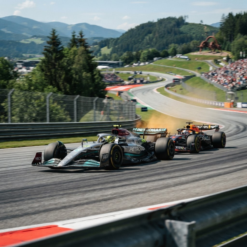 Russell Withstands Relentless Verstappen Charge to Capture Austrian Grand Prix