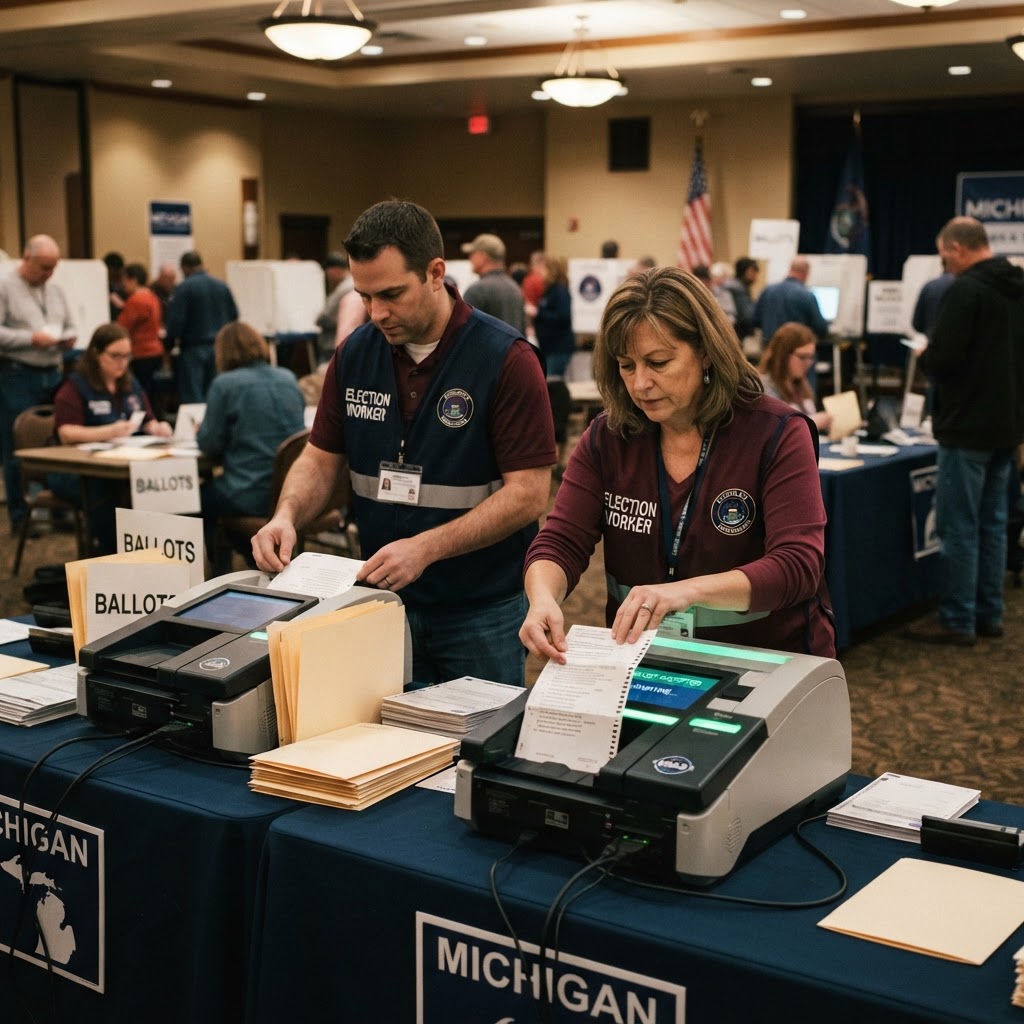 Vote Tabulation Underway Following Intense Michigan Senate Primary