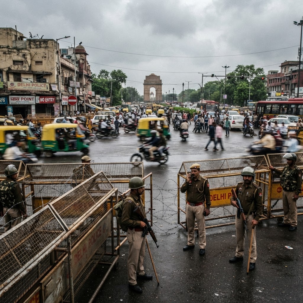 Security Tightened in India's Capital Amidst Protests