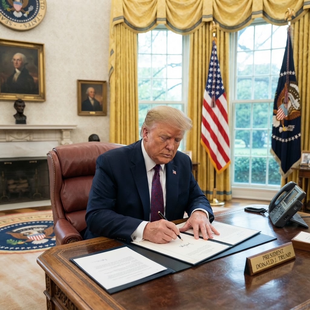 President Trump Issues Waiver Exempting Russia from New Sanctions Law