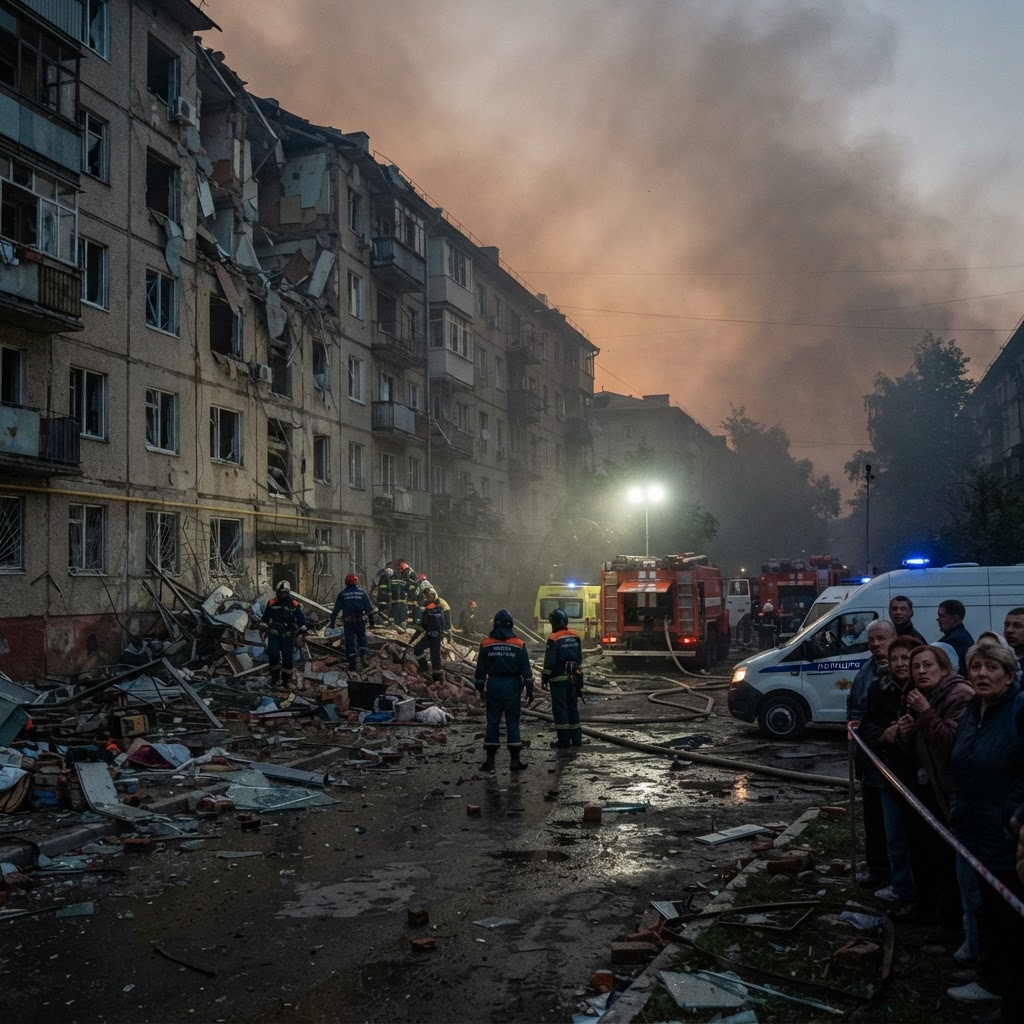 Rising Civilian Toll in Russia as Ukraine Intensifies Aerial Campaign