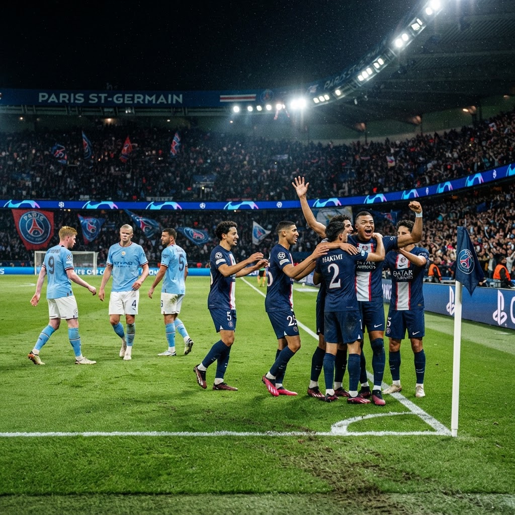 PSG Dominates Manchester City in 4-2 Champions League Thriller
