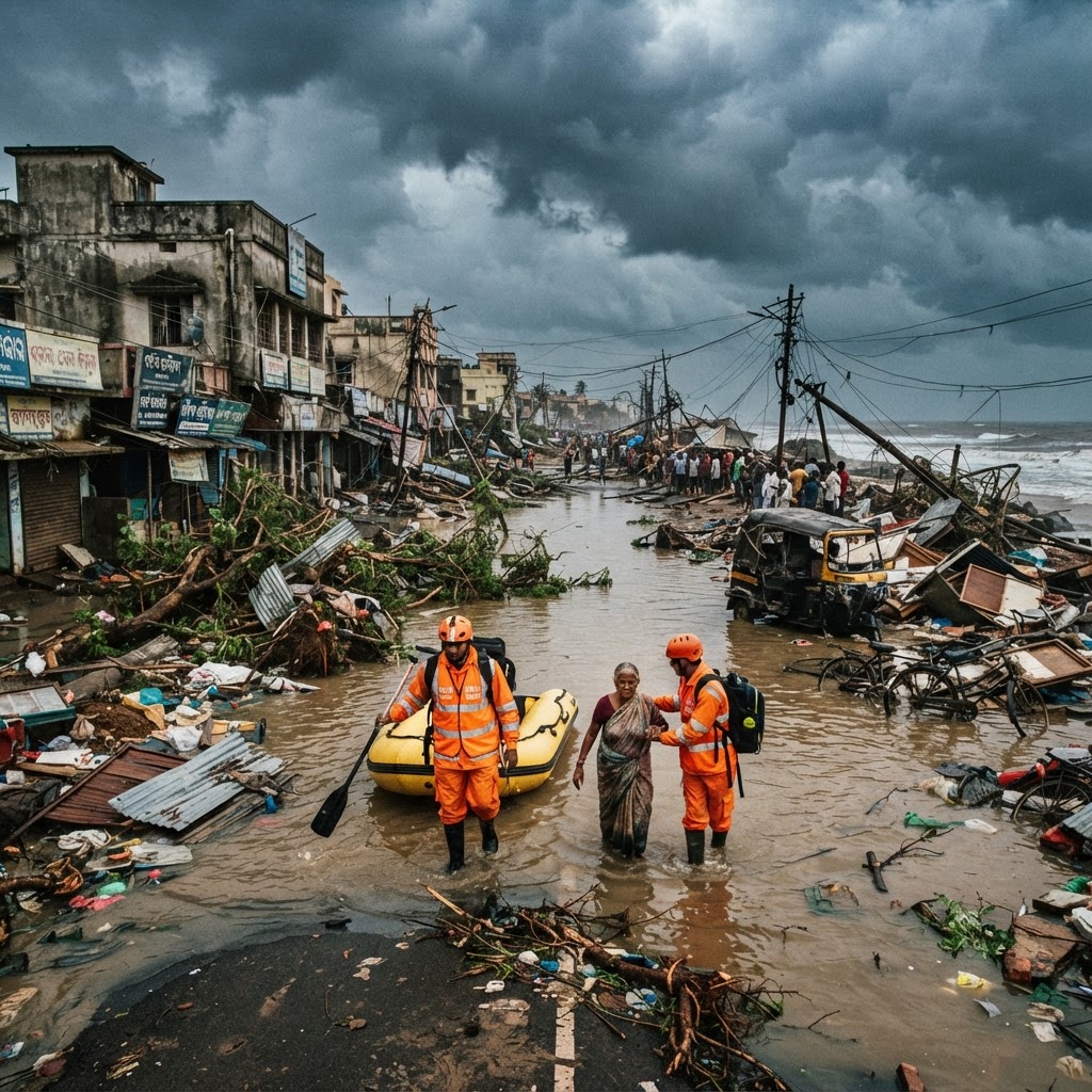 Cyclone Arnab Batters India's Eastern Coast as Relief Efforts Intensify