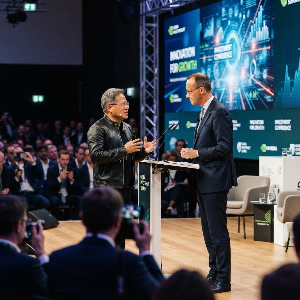 Nvidia CEO Calls on German Industry to Embrace AI Integration