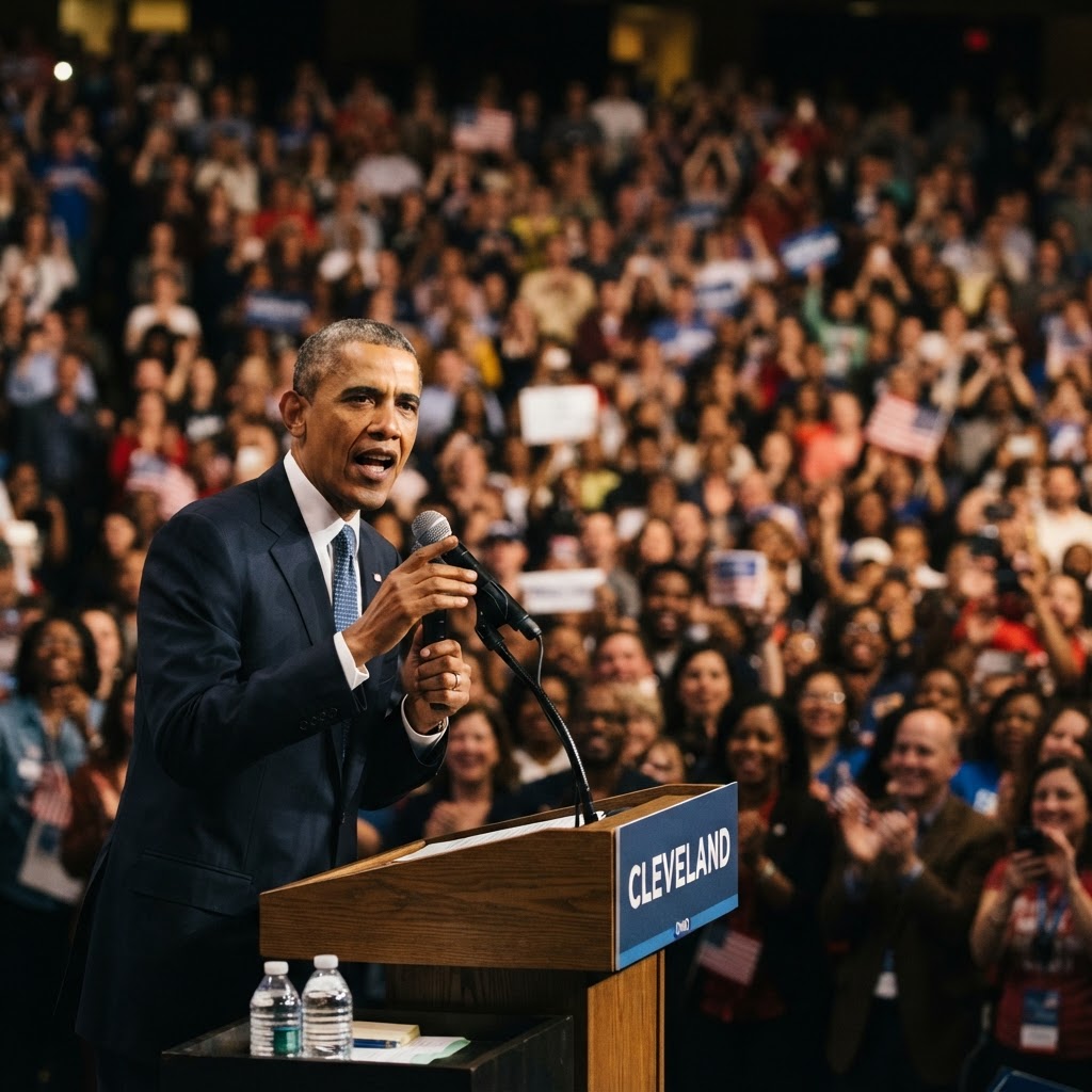 Obama Returns to Campaign Trail with Sharp Rebuke of Trump and Ramaswamy