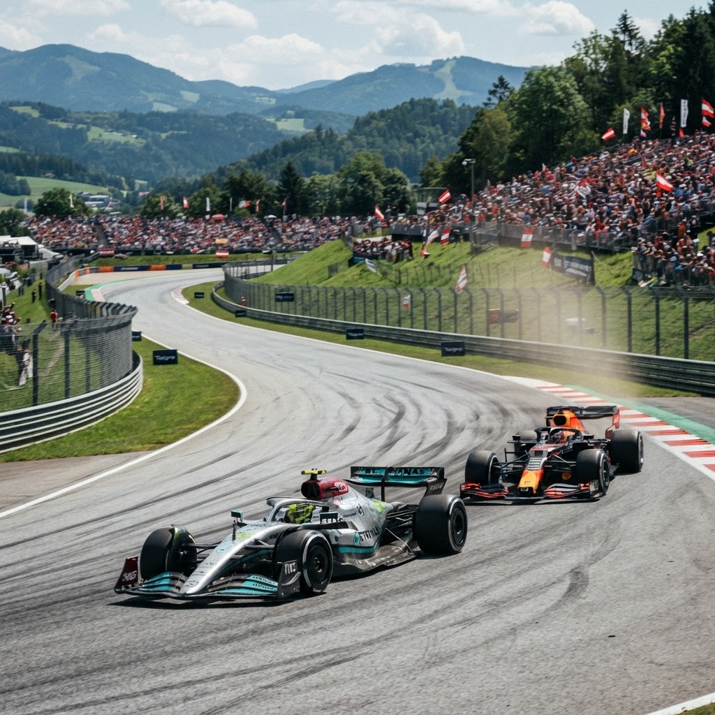 Russell Withstands Verstappen Charge to Claim Austrian GP Triumph