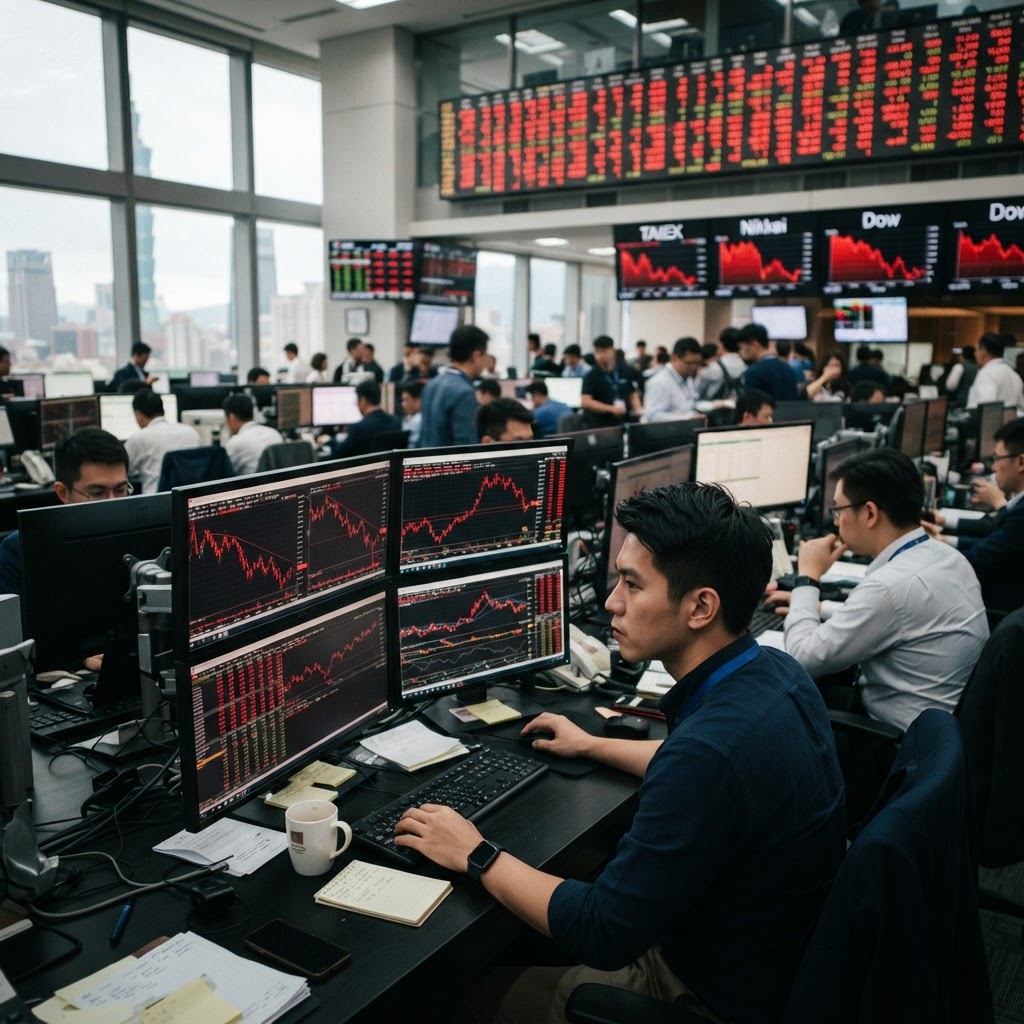 Taiwan Equities Edge Toward Correction Amid Global AI Market Retreat