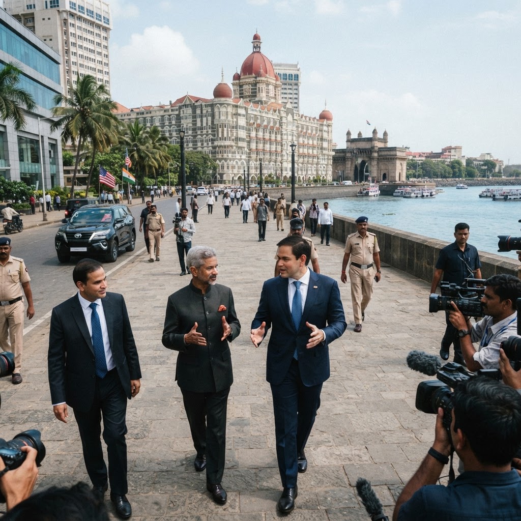 Marco Rubio Begins High-Level Diplomatic Visit to India