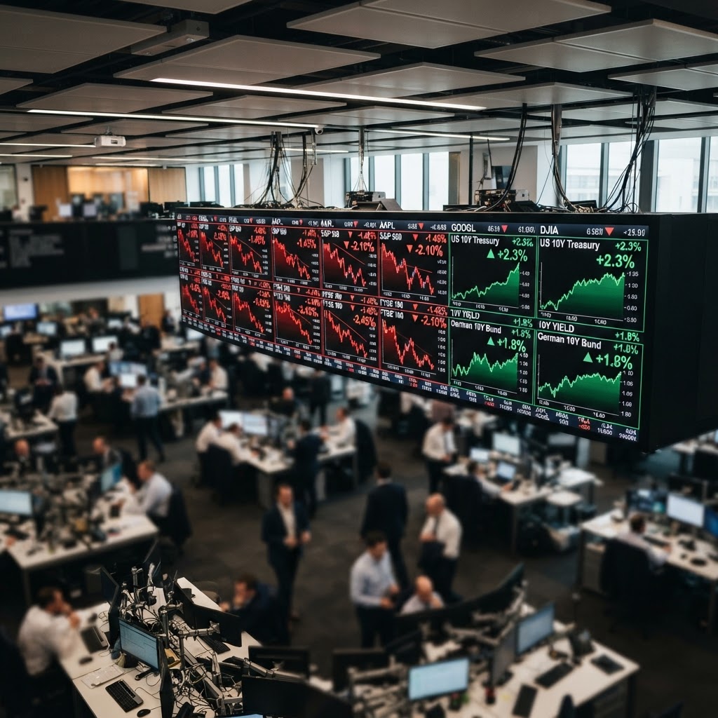 Treasury Yields Decline as Tech Sector Volatility Drives Flight to Safety