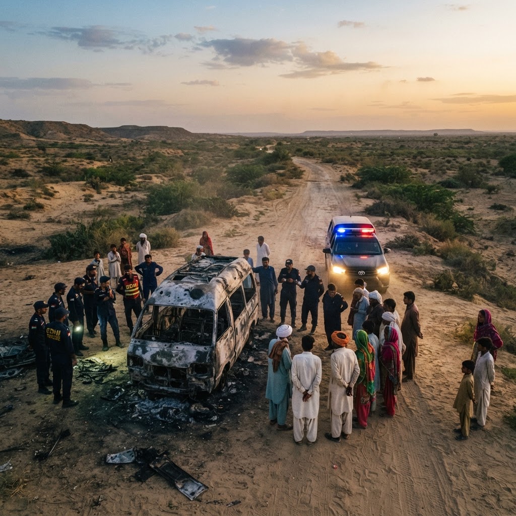 Tragedy in Tharparkar: Pakistan Mourns Ambulance Fire Victims