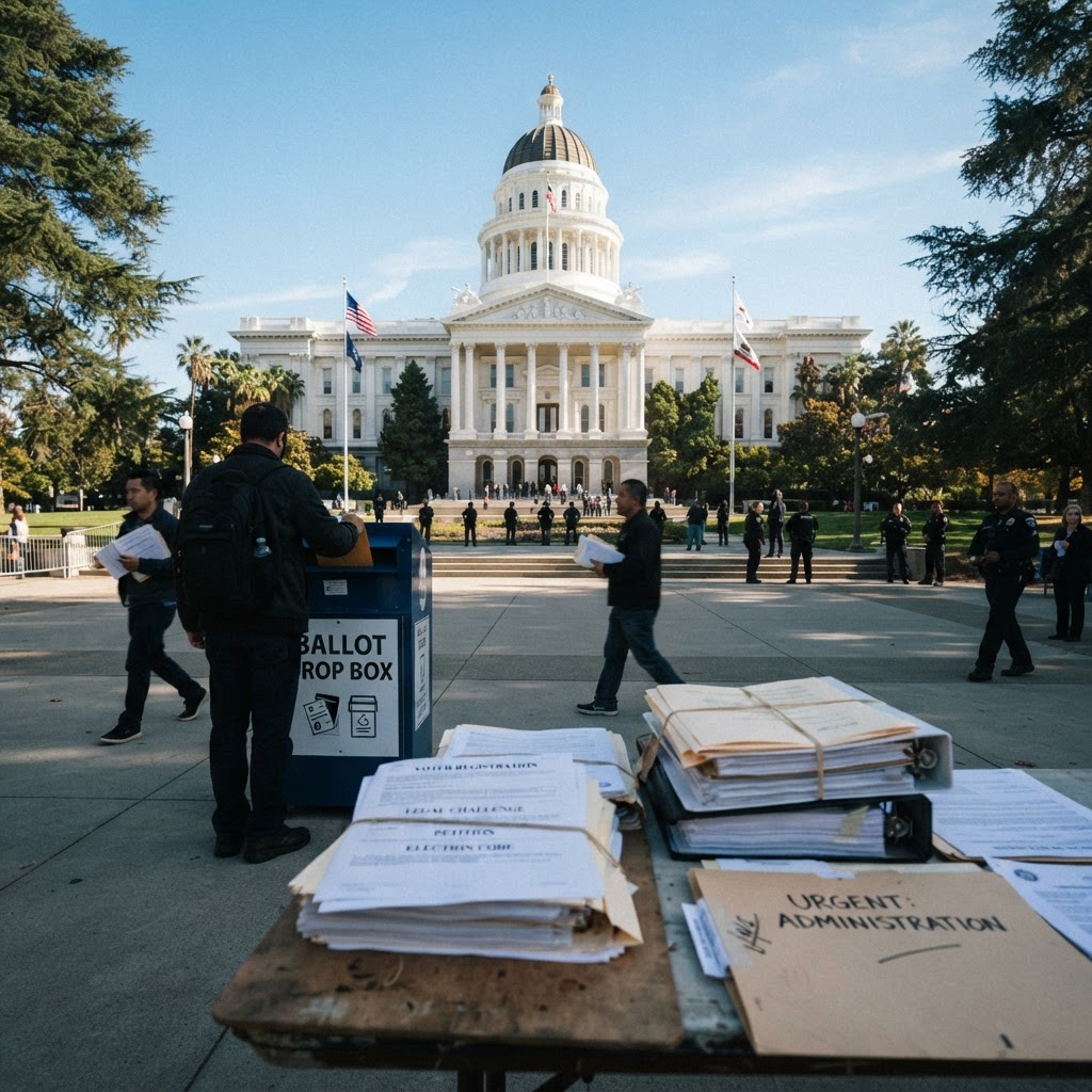 California Officials Denounce Federal Election Lawsuit as Political Maneuver