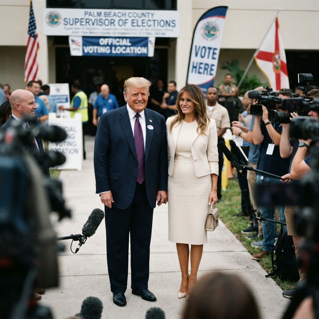 President Trump Casts Early Ballot in Florida