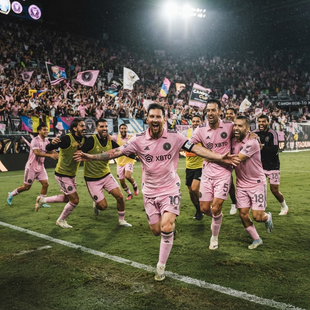 Lionel Messi Hits Century Mark in Inter Miami Campeones Cup Triumph