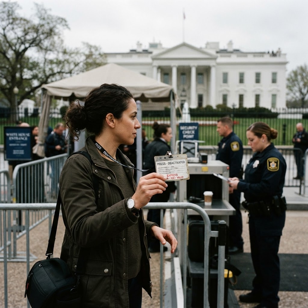 White House Denies Entry to Reporters from CNN, Politico, and MS NOW