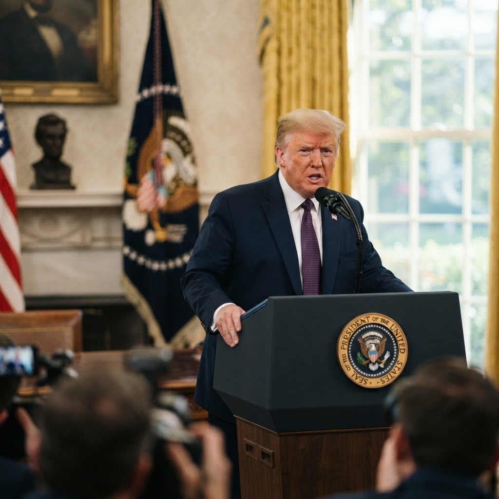 President Trump Projects Confidence as Iran Conflict Continues