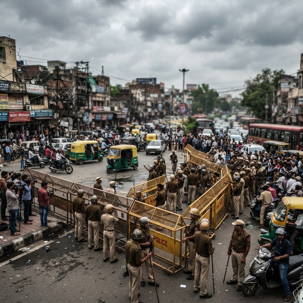 Security Tightened in India's Capital Amidst Protests