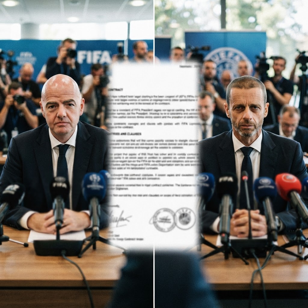 FIFA and UEFA clash over Gianni Infantino leadership