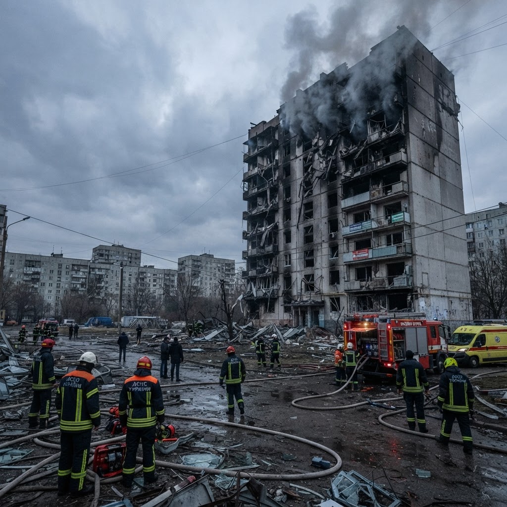 Deadly Missile Barrage Strikes Kyiv Amid Critical Air Defense Shortages