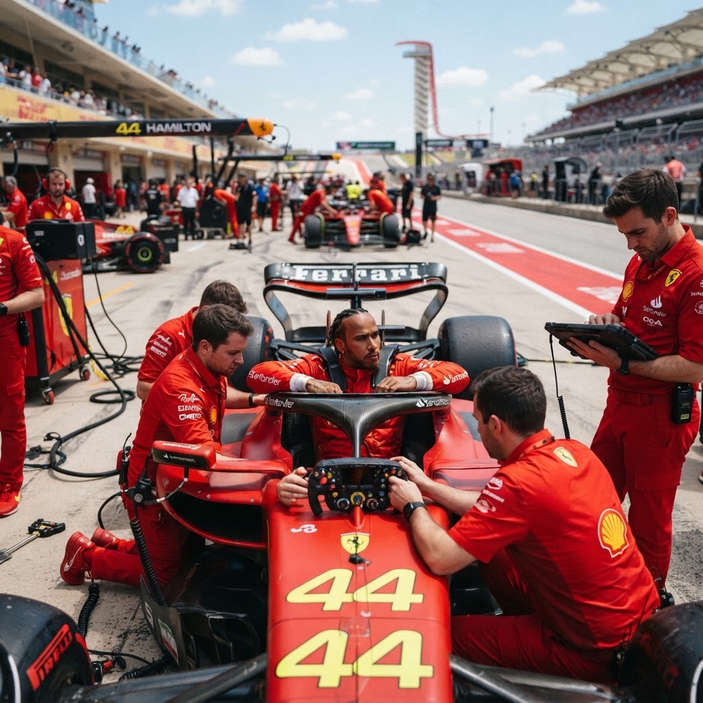 Hamilton Addresses Ongoing Ferrari Setup Challenges