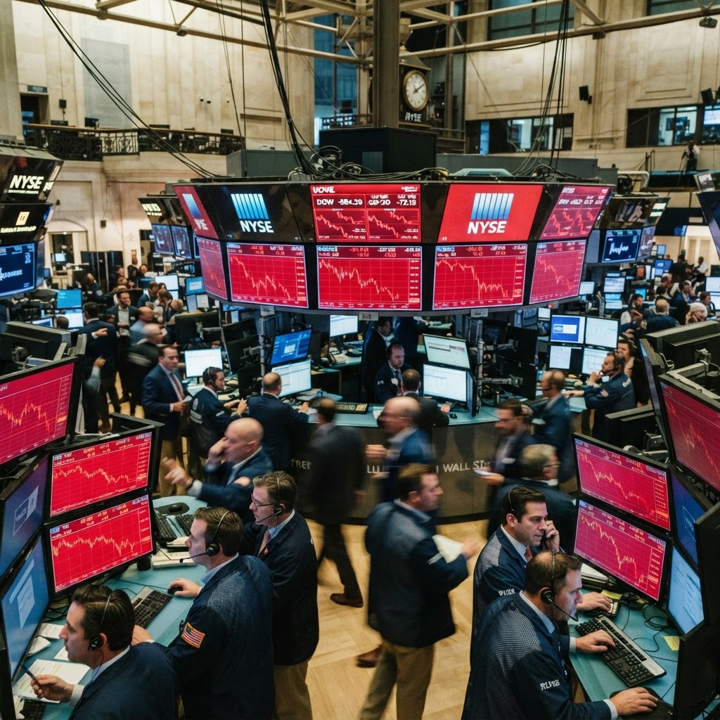 Equities Retreat as Energy Costs and Bond Yields Weigh on Sentiment