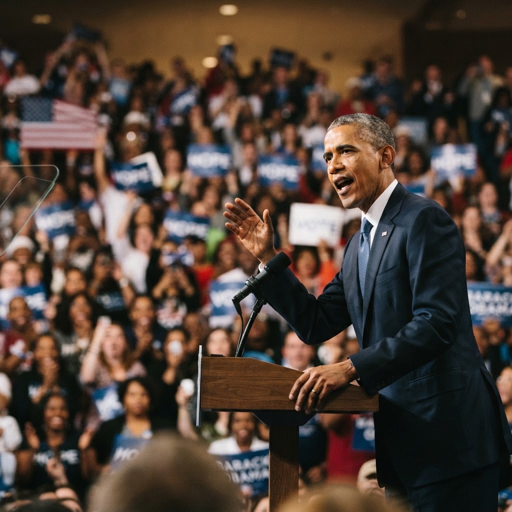 Obama Returns to Campaign Trail with Sharp Rebuke of Trump and Ramaswamy