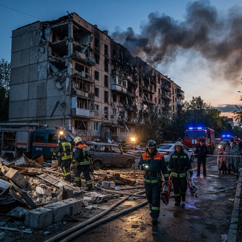 Rising Civilian Toll in Russia as Ukraine Intensifies Aerial Campaign