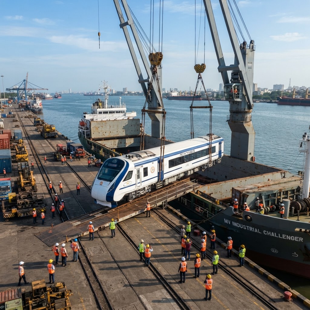 India Strengthens Regional Ties with Railway Export to Bangladesh