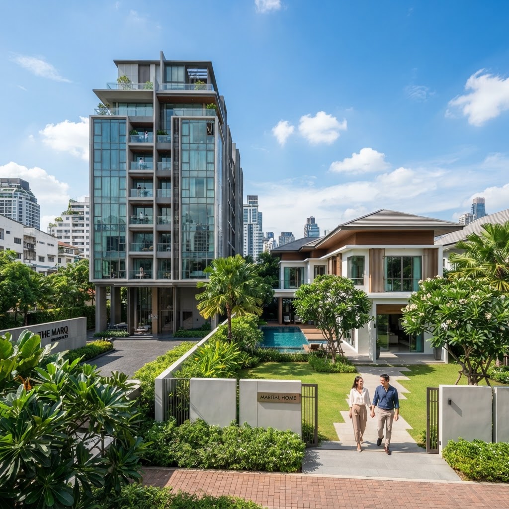 A family home representing marital property subject to division