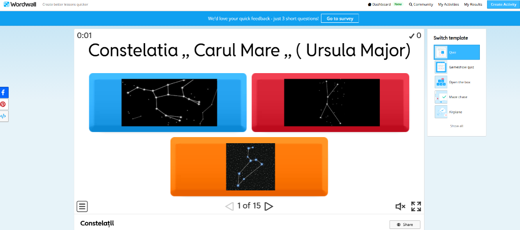 Constelația Carul Mare (Ursa Major)