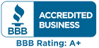 BBB Accredited Business — A+ Rating