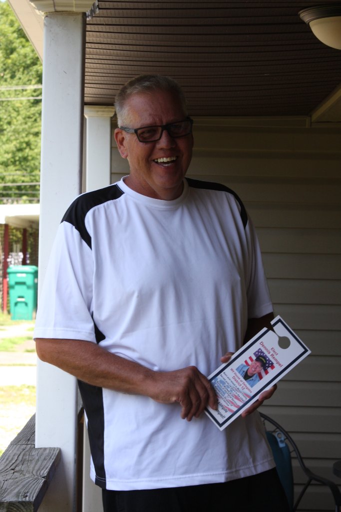 Dennis Rempel on the campaign trail: Door to door