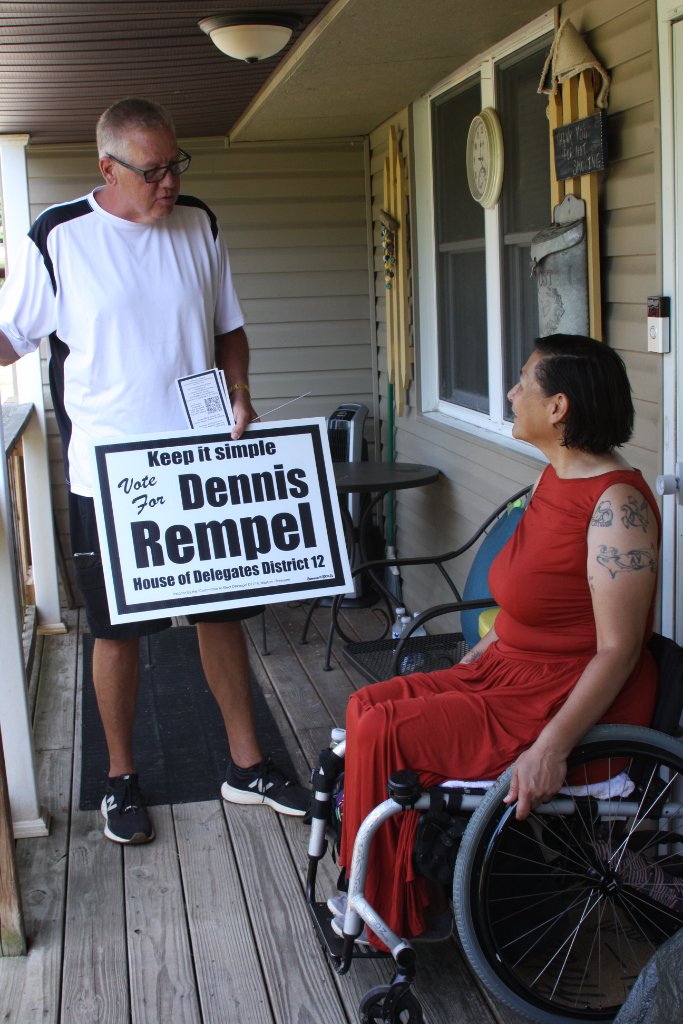 Dennis Rempel on the campaign trail: Earning every vote