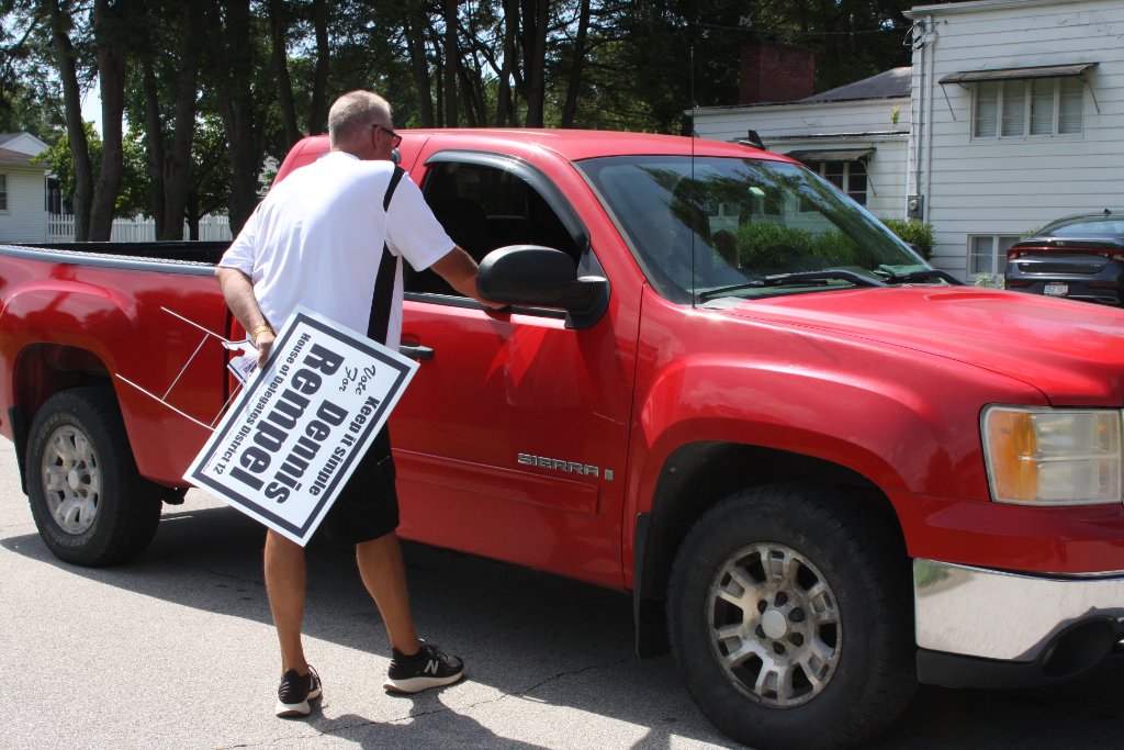 Dennis Rempel on the campaign trail: Out on the road
