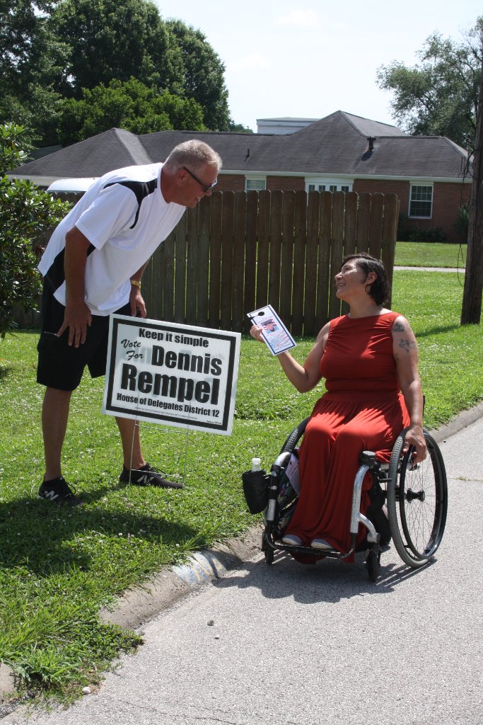 Dennis Rempel on the campaign trail: Meeting voters