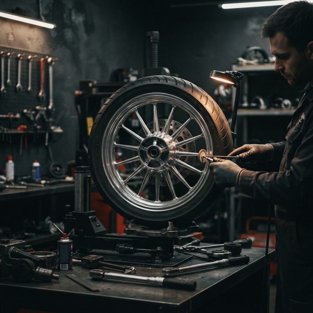 Motorcycle Wheel Repair