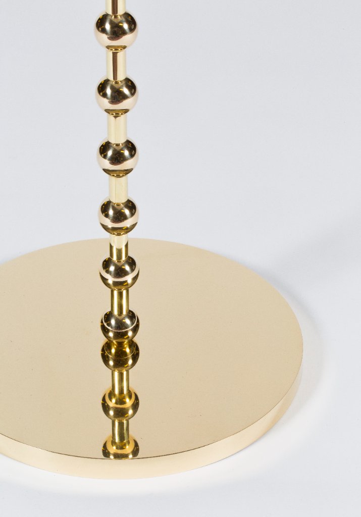 Adamas 2 by Emilie Lemardeley — luminous sculpture in brass and hand-blown glass (view 3)